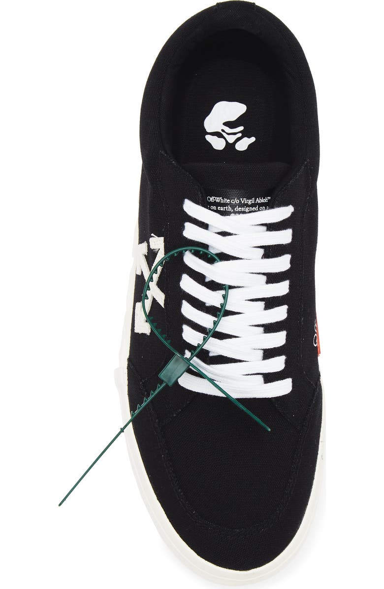 Off-White Low Vulcanized Canvas Sneaker, Alternate, color,