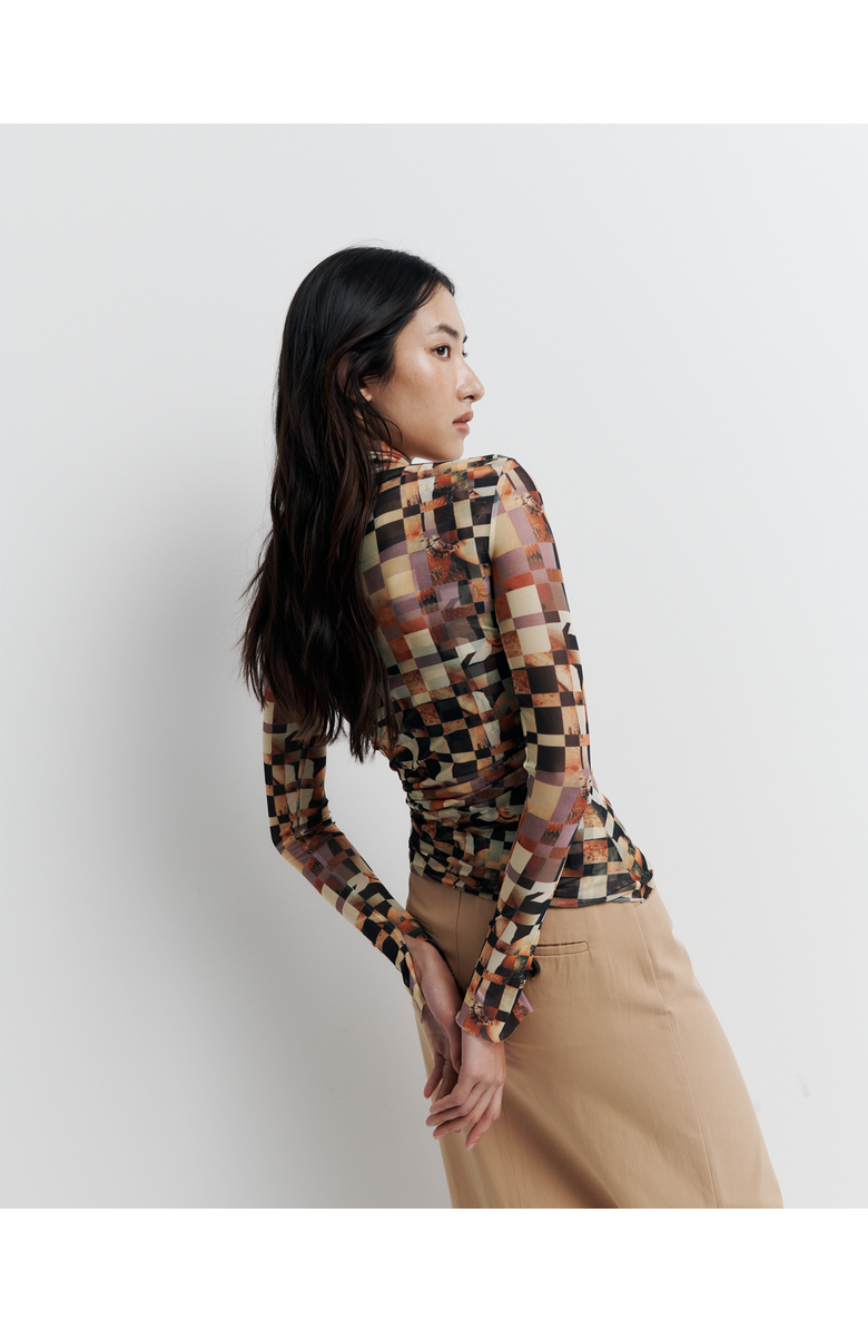 Romy Mosaic Top, Alternate, color, Mosaic Dreams