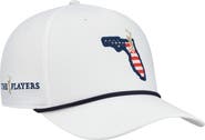 AHEAD Men's Ahead  White THE PLAYERS Americana Alto Rope Adjustable Hat