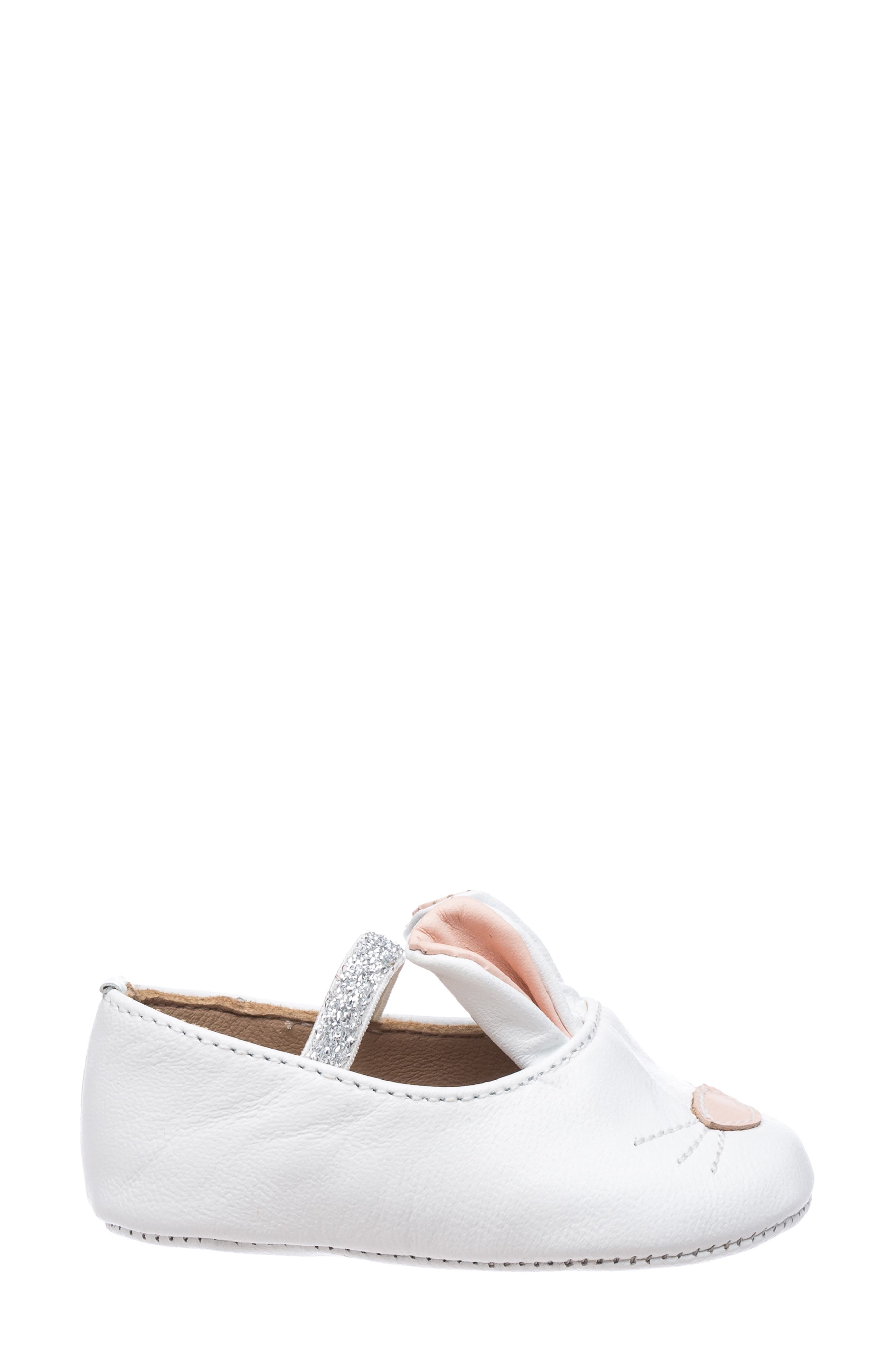 Elephantito Bunny Crib Shoe, Alternate, color, 
