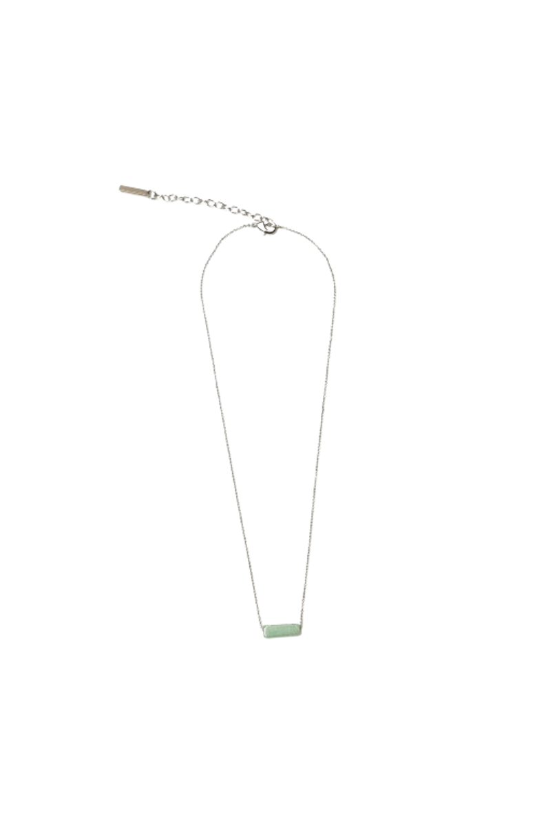 Totalee Gift You're a Gem Necklace, Green Burnished Brass Green, Alternate, color, 