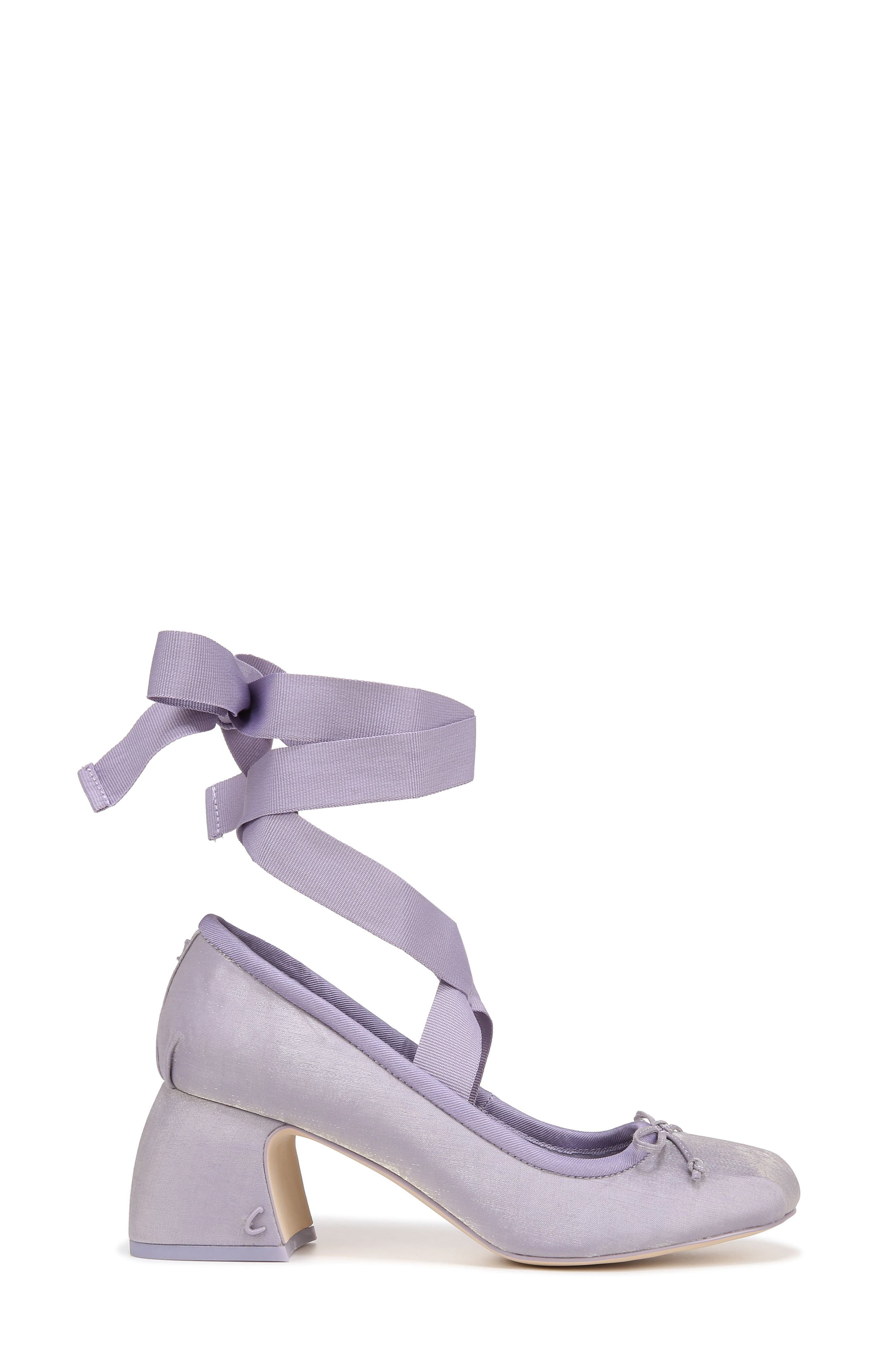 Della Ankle Wrap Pump, Alternate, color, STARDUST
