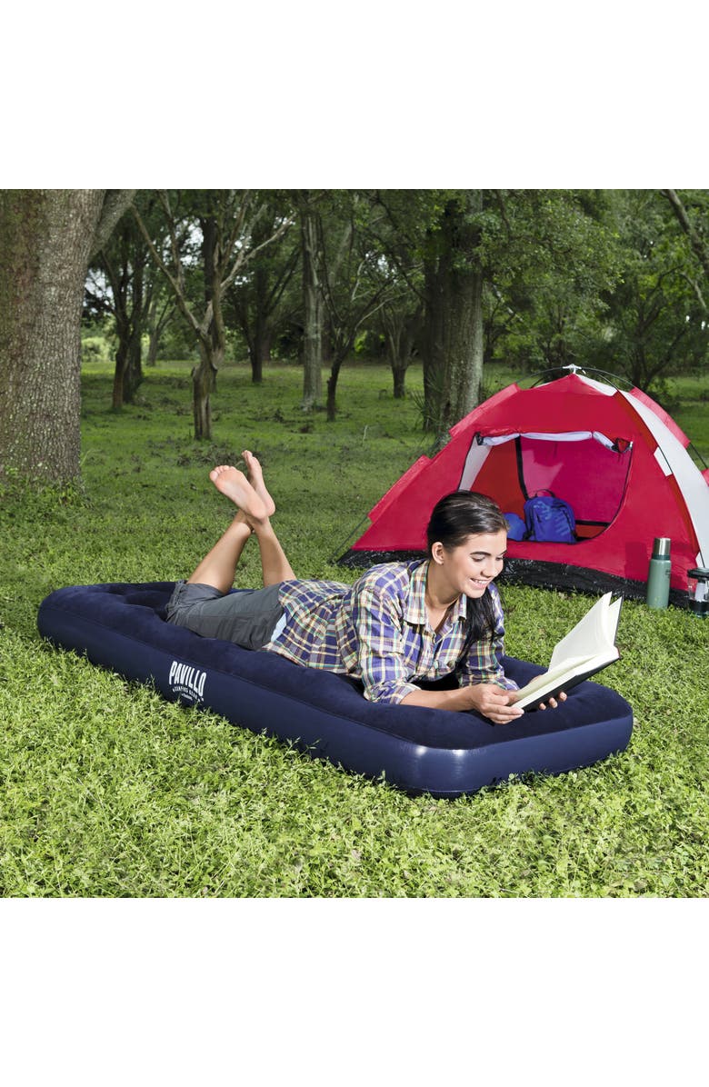 Bestway Flocked Air Mattress Twin, Alternate, color, Multicolored