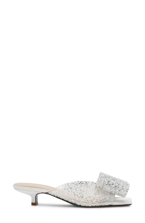 BETSEY JOHNSON BETSEY JOHNSON BABE KITTEN HEEL SLIDE SANDAL 