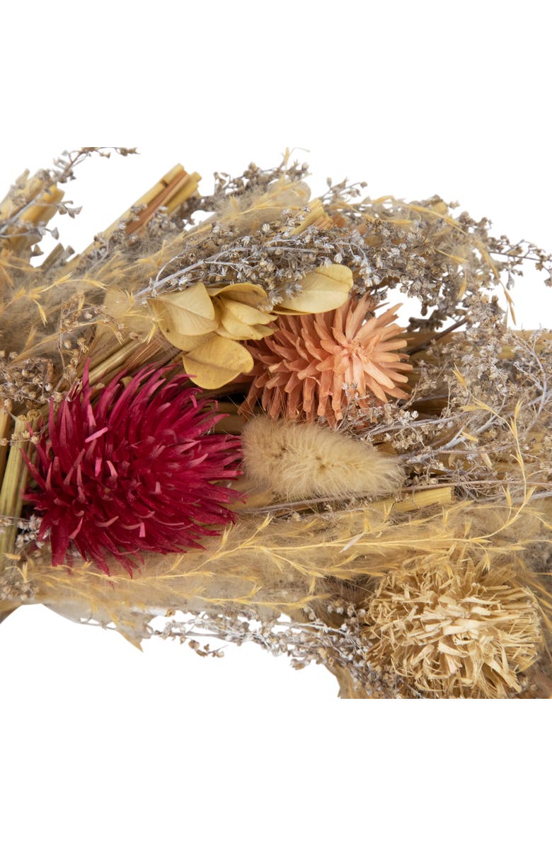 Northlight Pampas Grass and Dried Fall Harvest Floral Wreath - 11", Alternate, color, 