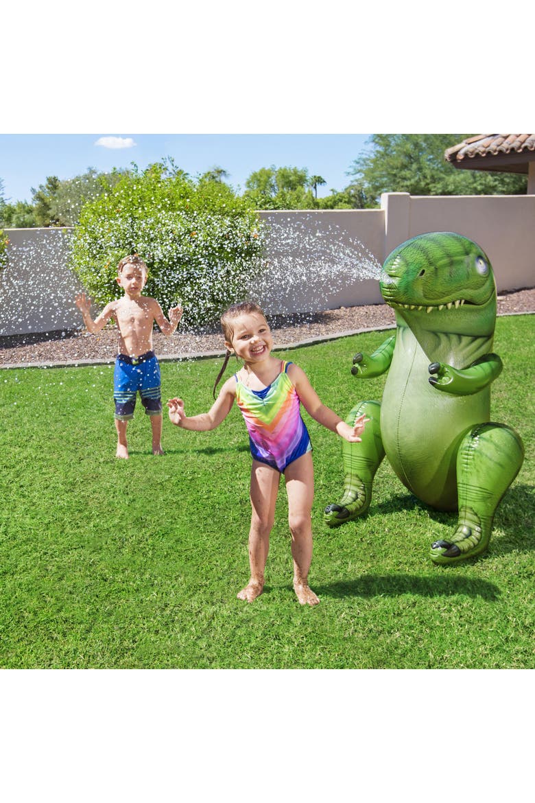Inflatable Dinomite Sprinkler, Alternate, color, Green