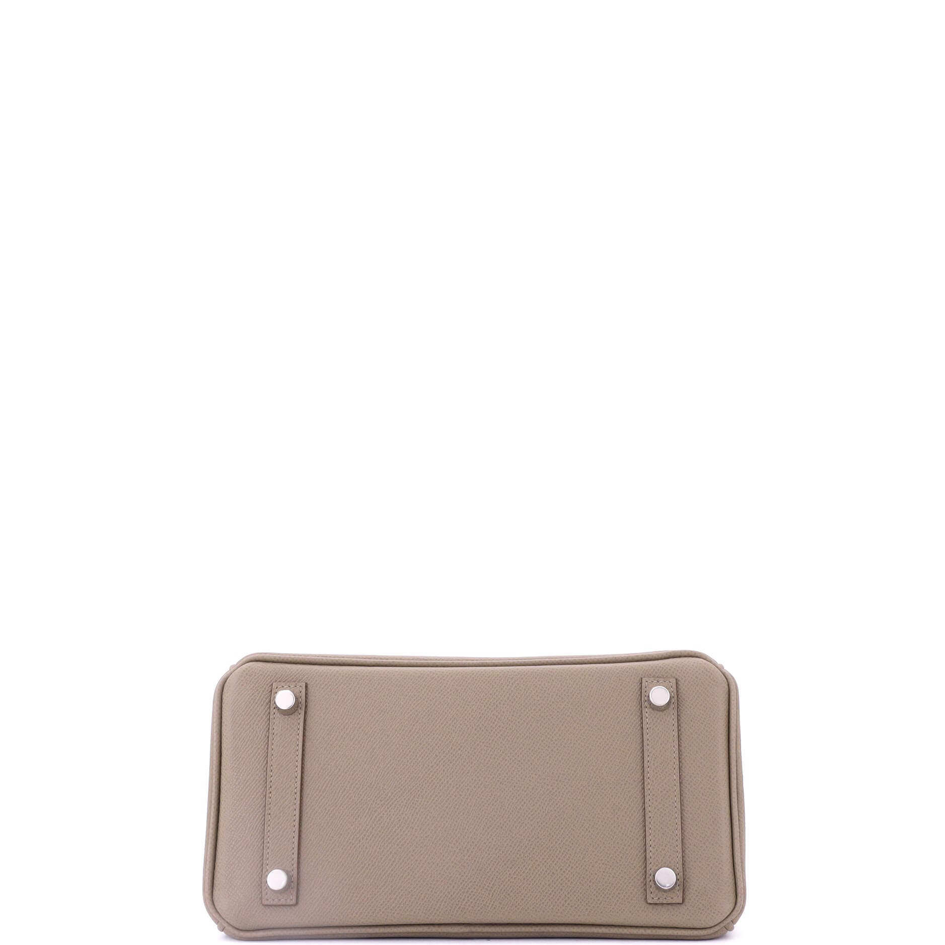 Pre-Owned Hermes Birkin Handbag Tricolor Epsom with Palladium Hardware 25, Alternate, color, 