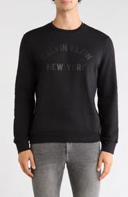 Calvin Klein Hidden Graphic Crew Pullover Sweatshirt