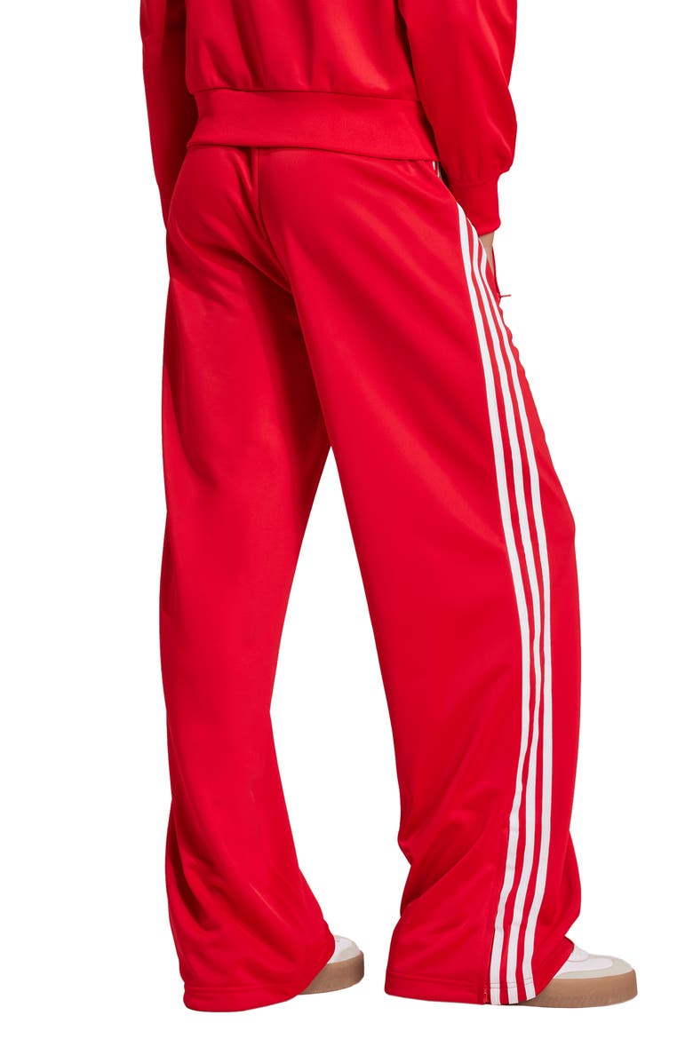 Firebird Recycled Polyester Track Pants, Alternate, color, BETTER SCARLET/ WHITE