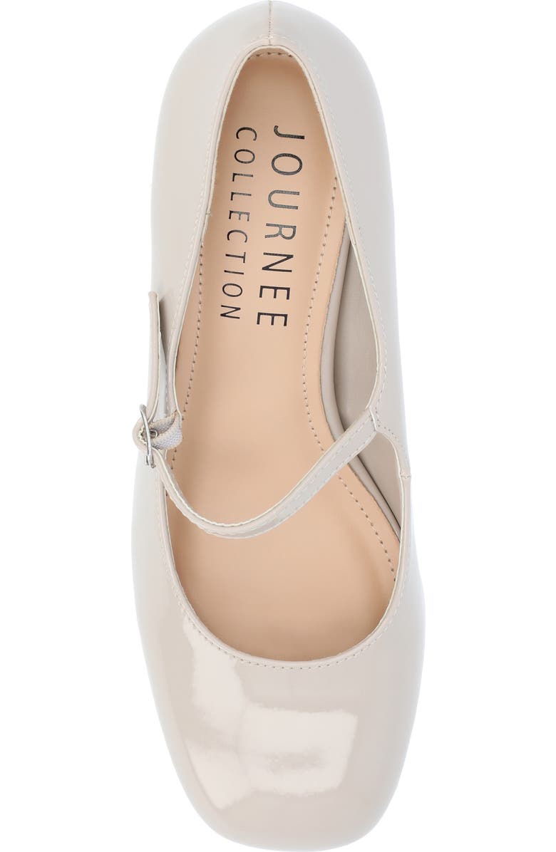 Journee Collection Okenna Mary Jane Pump - Wide Width, Alternate, color, Grey