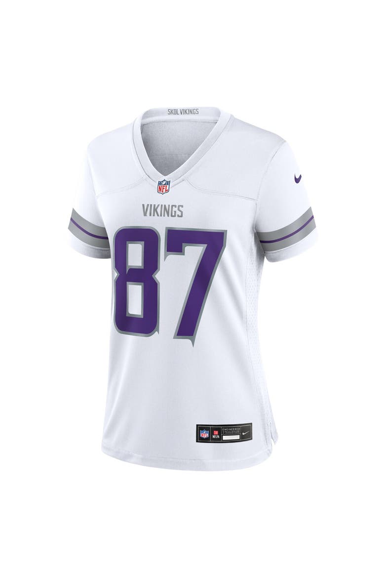 Women's Nike T.J. Hockenson White Minnesota Vikings Alternate Game Player Jersey, Alternate, color, White