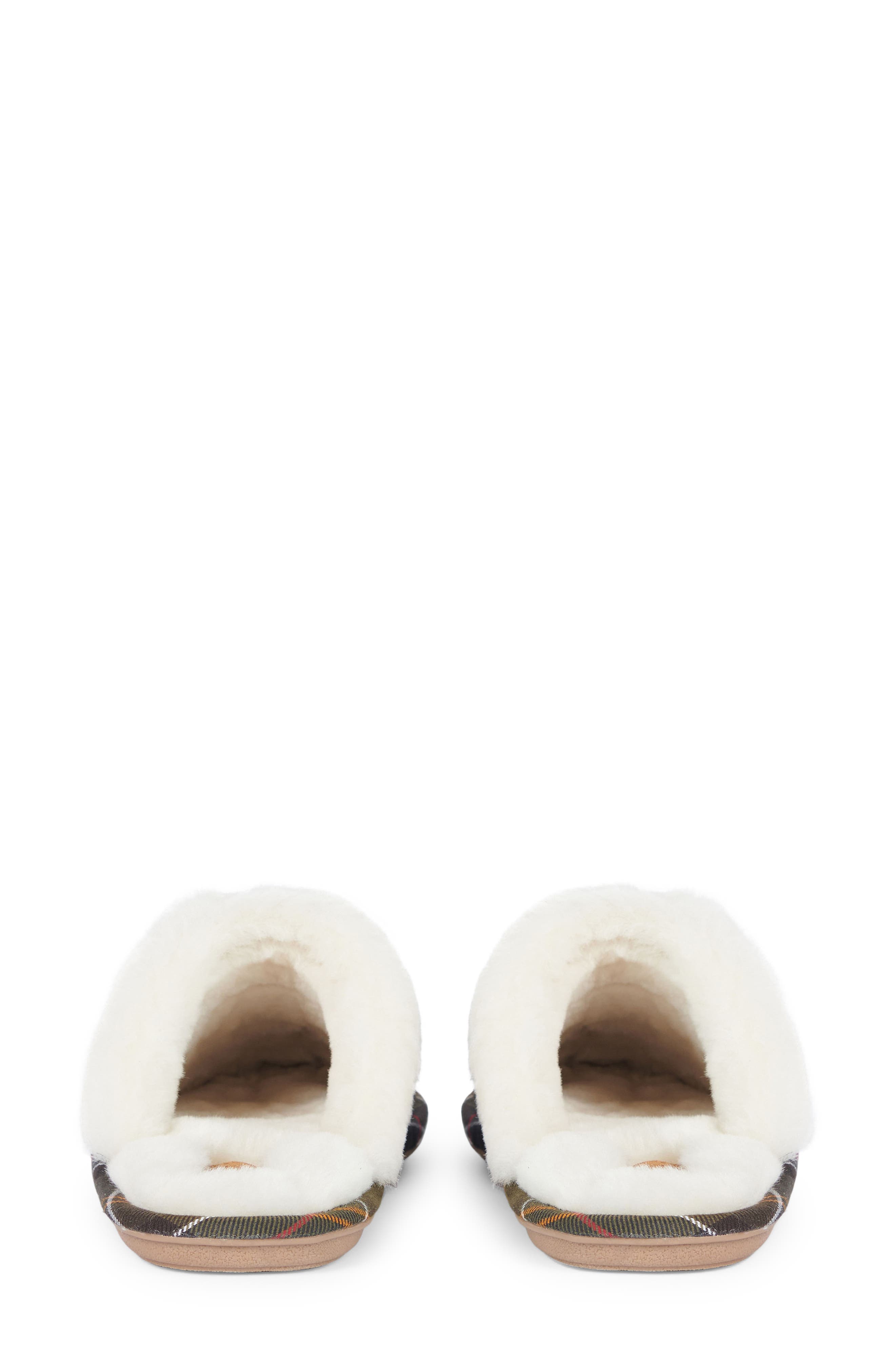 Barbour Ellery Genuine Shearling Scuff Slipper, Alternate, color, 