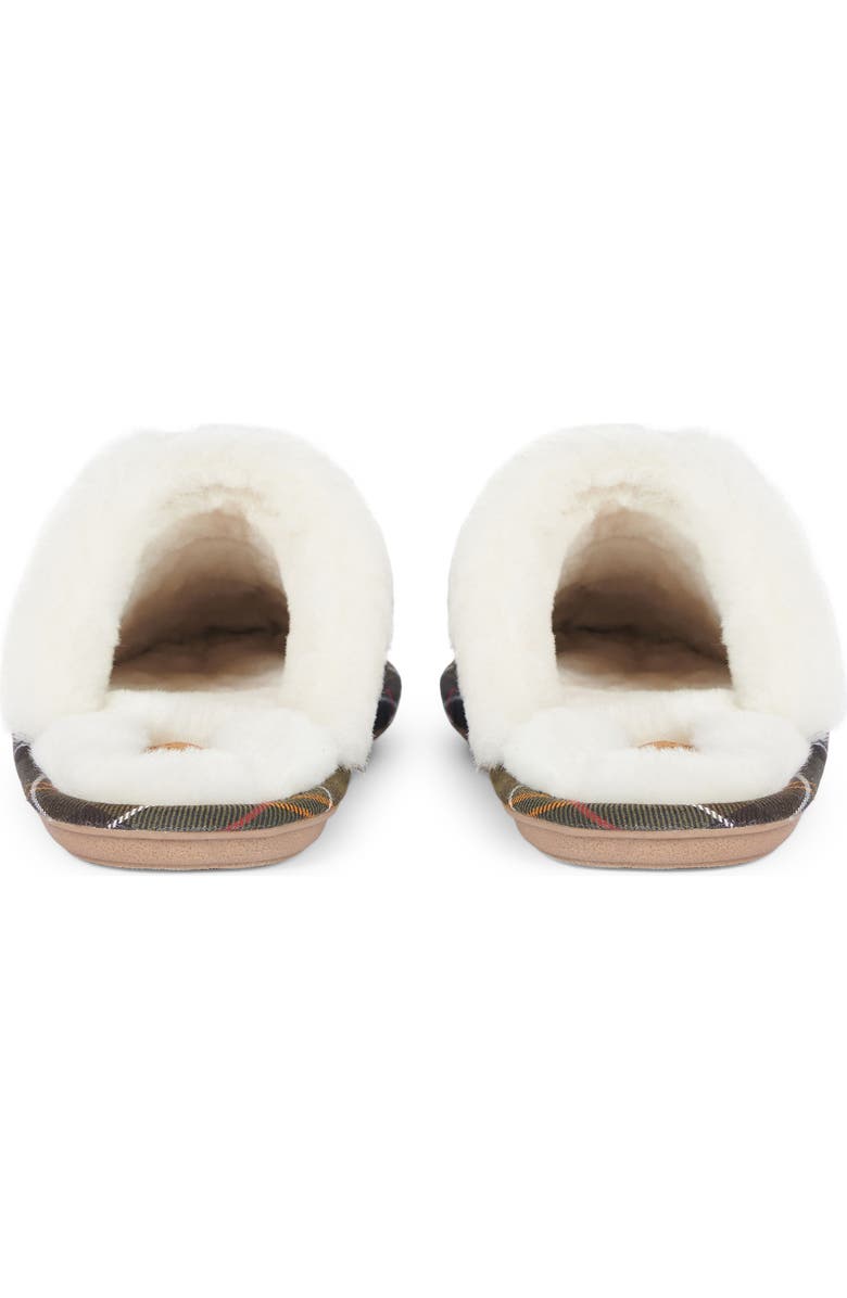 Barbour Ellery Genuine Shearling Scuff Slipper, Alternate, color,