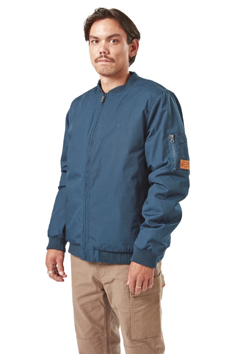 Volcom Workwear Water Resistant Insulated Bomber Jacket, Alternate, color, 