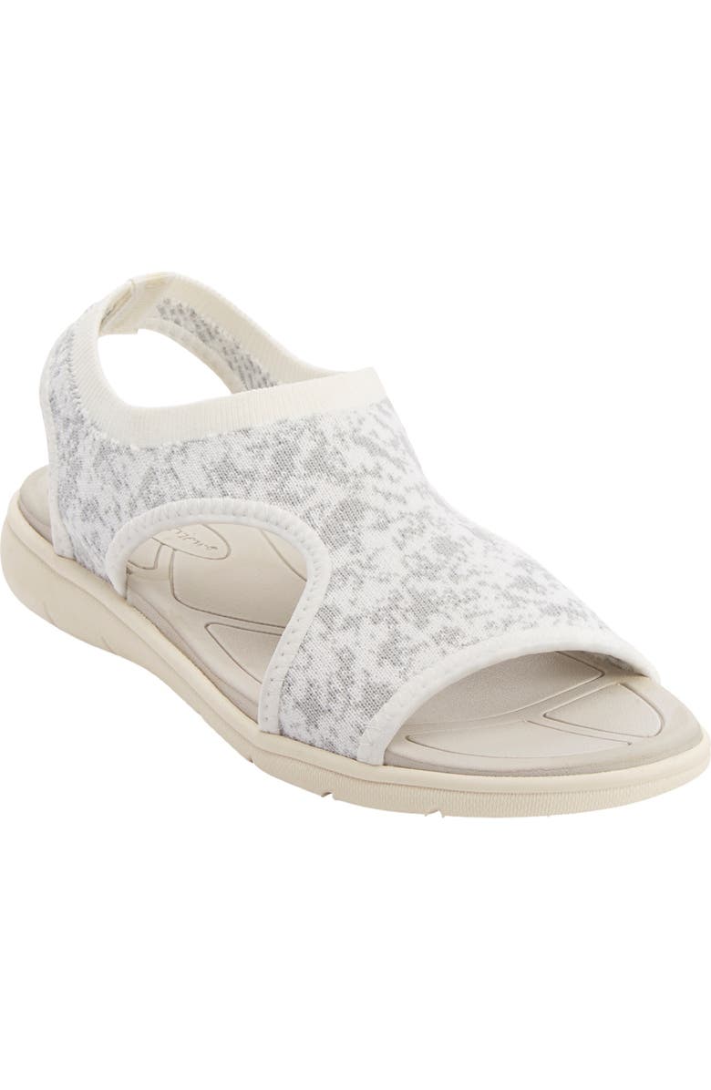 Comfortview The Serafina Sandal, Main, color, White Multi
