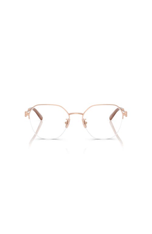 Tiffany & Co . 53mm Round Optical Glasses In Pink