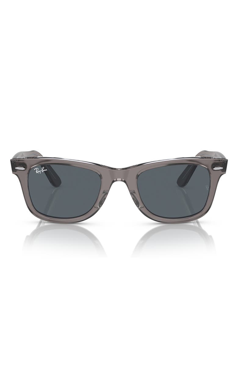Ray-Ban Classic 50mm Wayfarer Sunglasses, Main, color, Blue Grey