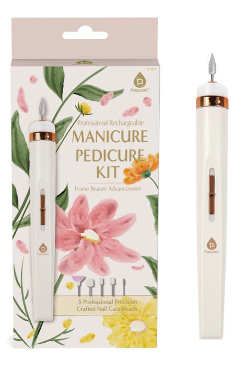 Professional Rechargeable Manicure & Pedicure Kit