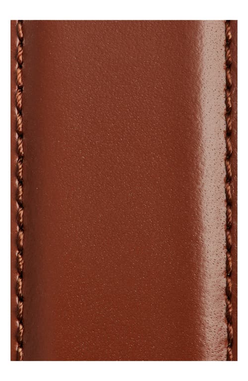 Nordstrom Travis Leather Belt In Tan Chestnut