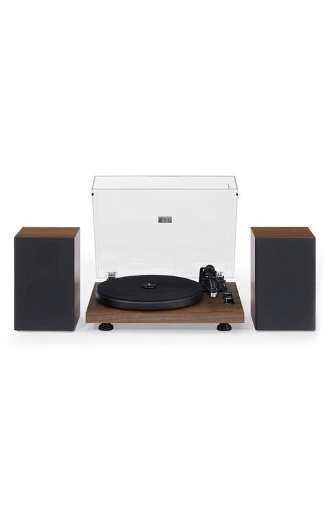 C62 Record Player with Speakers