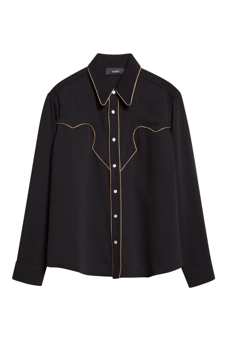 Western Shirt, Main, color, BLACK