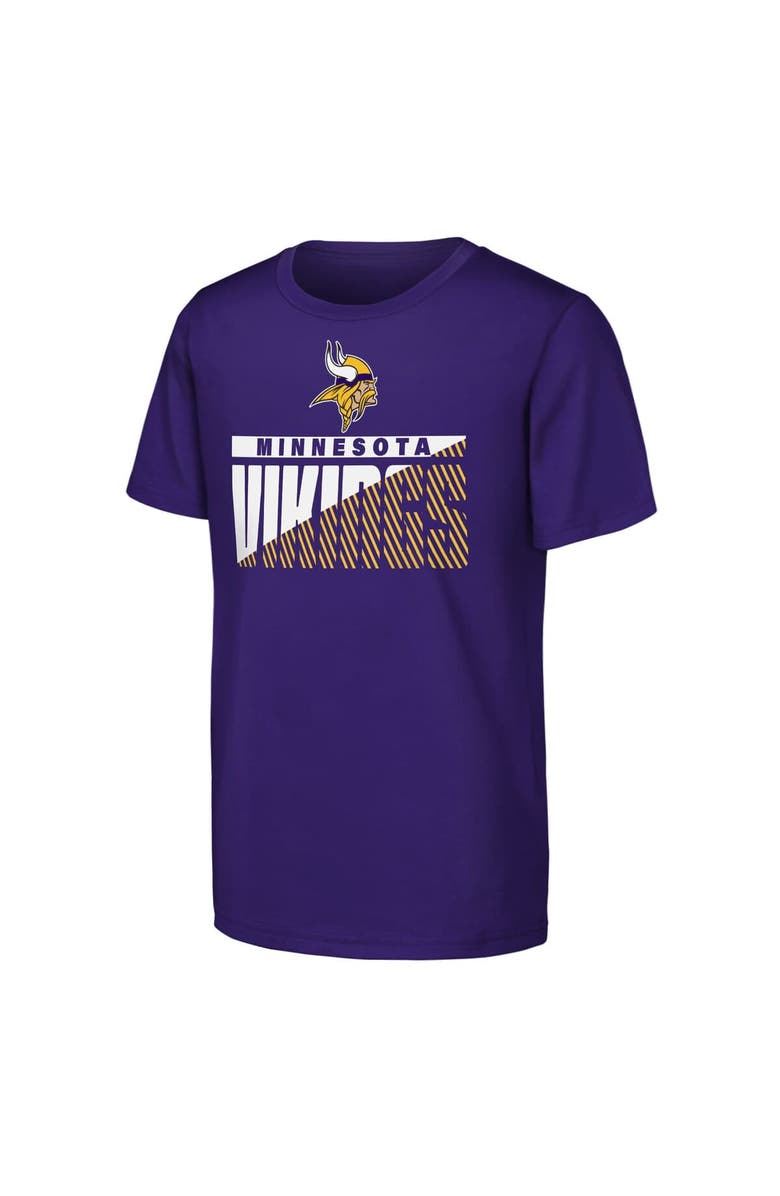 Outerstuff Youth Outerstuff Purple Minnesota Vikings Never Quit 2-Pack T-Shirt Set, Alternate, color, Purple