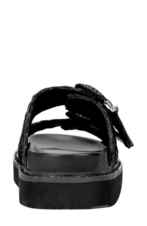 Marc Fisher Ltd Auggie Two Strap Sandal In Black