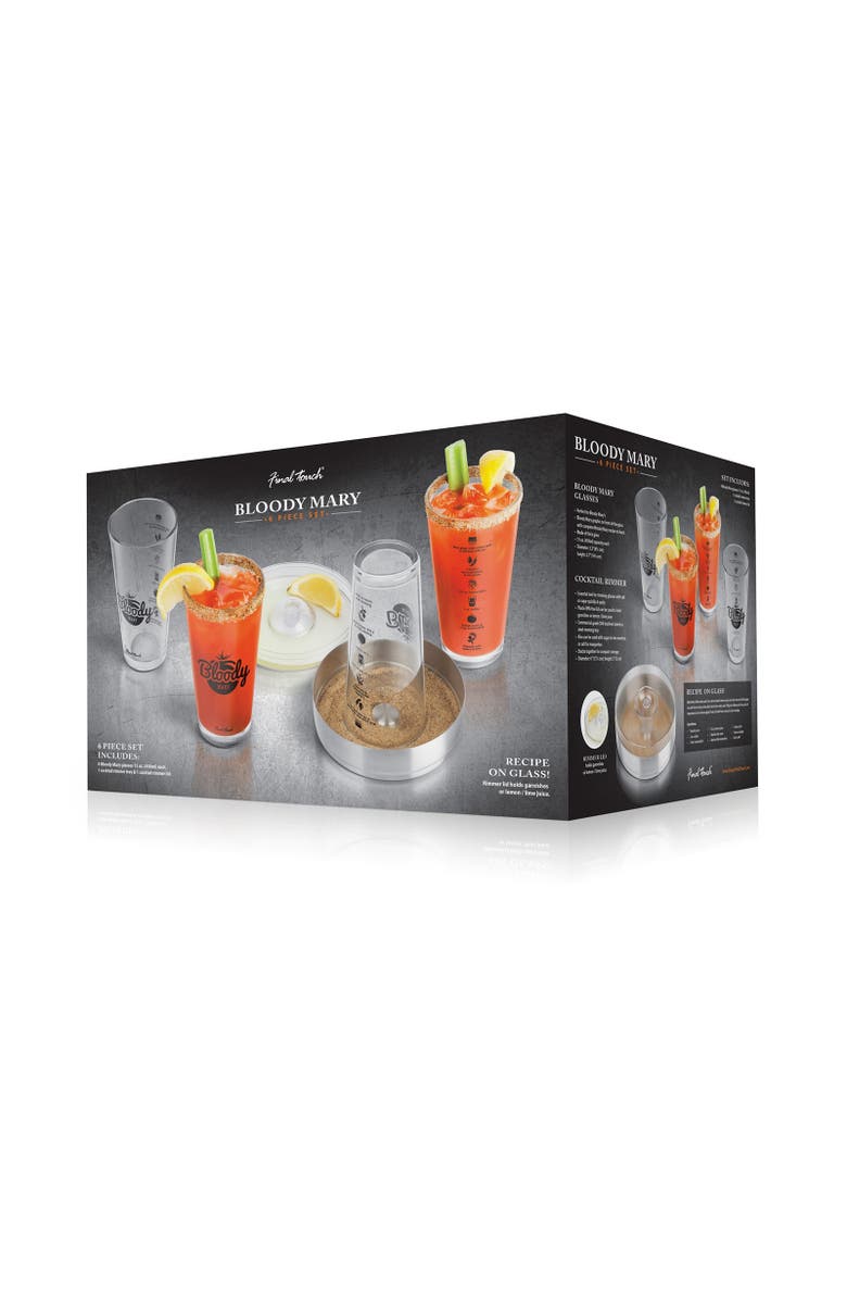 FINAL TOUCH 6 Piece Bloody Mary Gift Set, Alternate, color, Clear