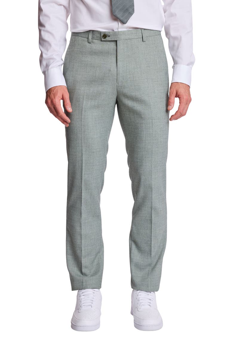 Downing Slim Fit Dress Pants, Main, color, MINTED SAGE