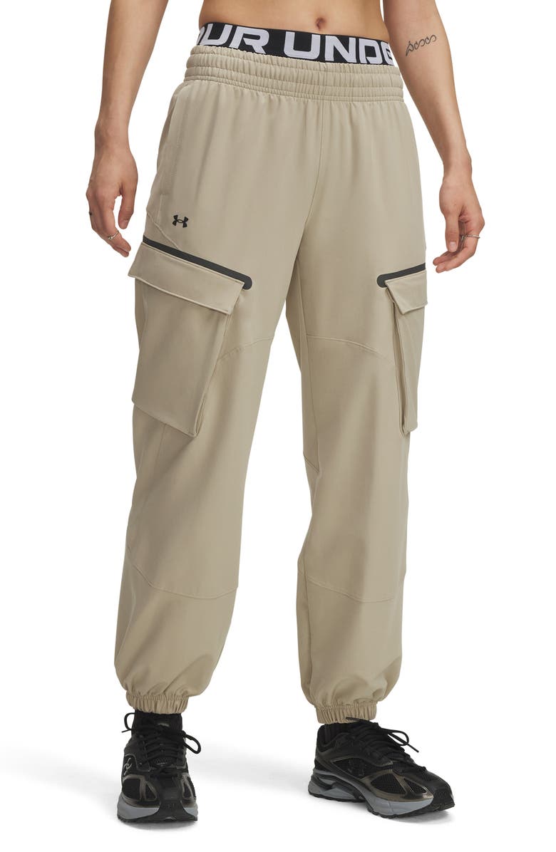 Under Armour Unstoppable Cargo Pants, Main, color, City Khaki / / Black