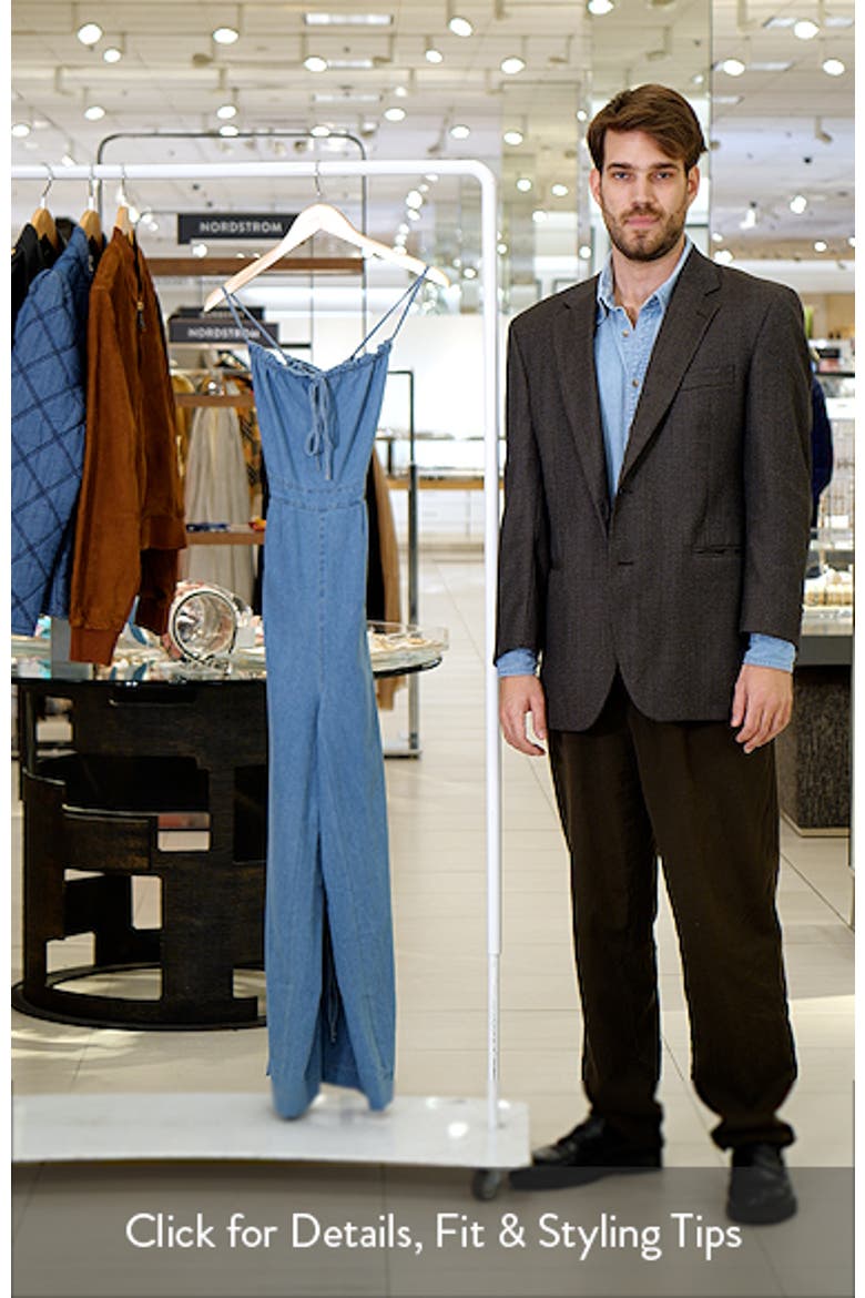 Alliah Wide Leg Denim Jumpsuit video