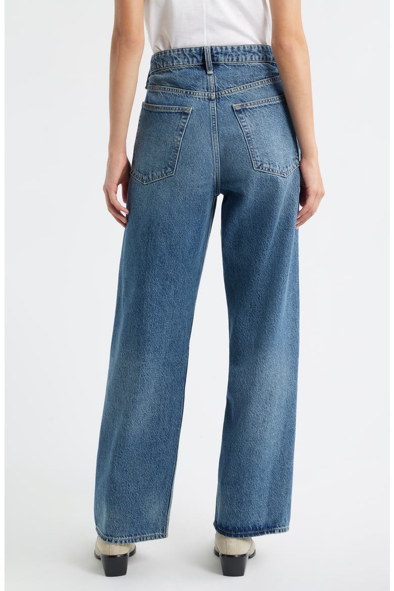 Logan Mid Rise Wide Leg Jeans, Alternate, color, ECHO