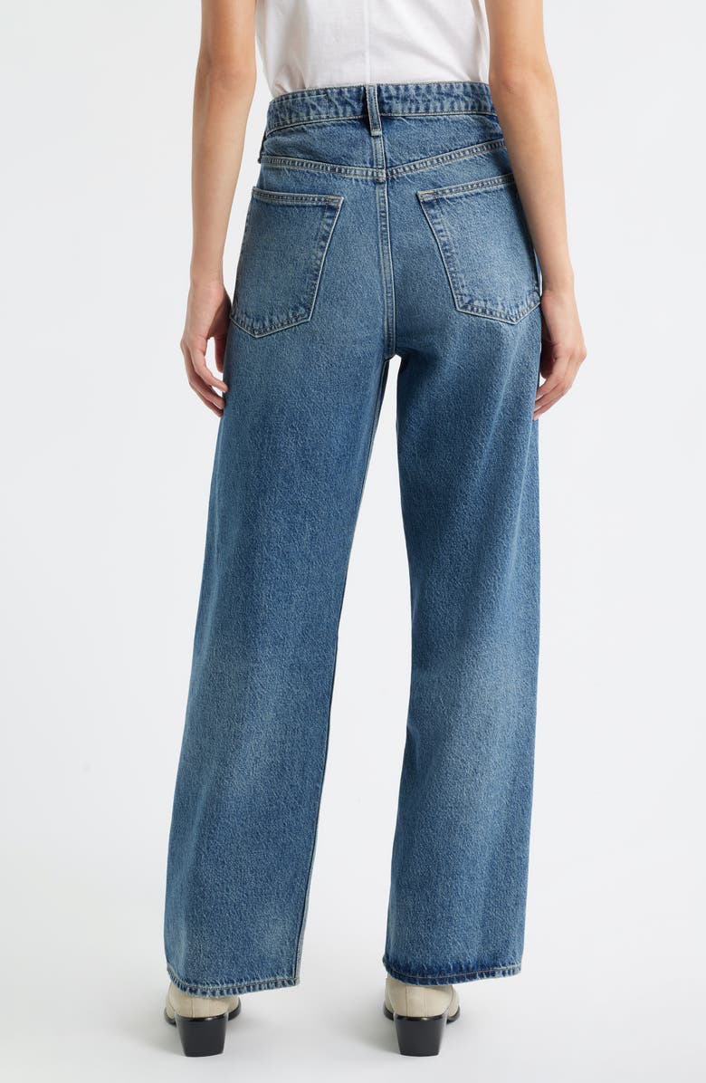 rag & bone Logan Mid Rise Wide Leg Jeans, Alternate, color, Echo
