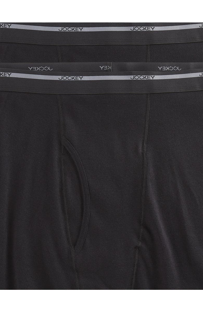 Jockey 2-pk Boxer Briefs, Alternate, color, Black