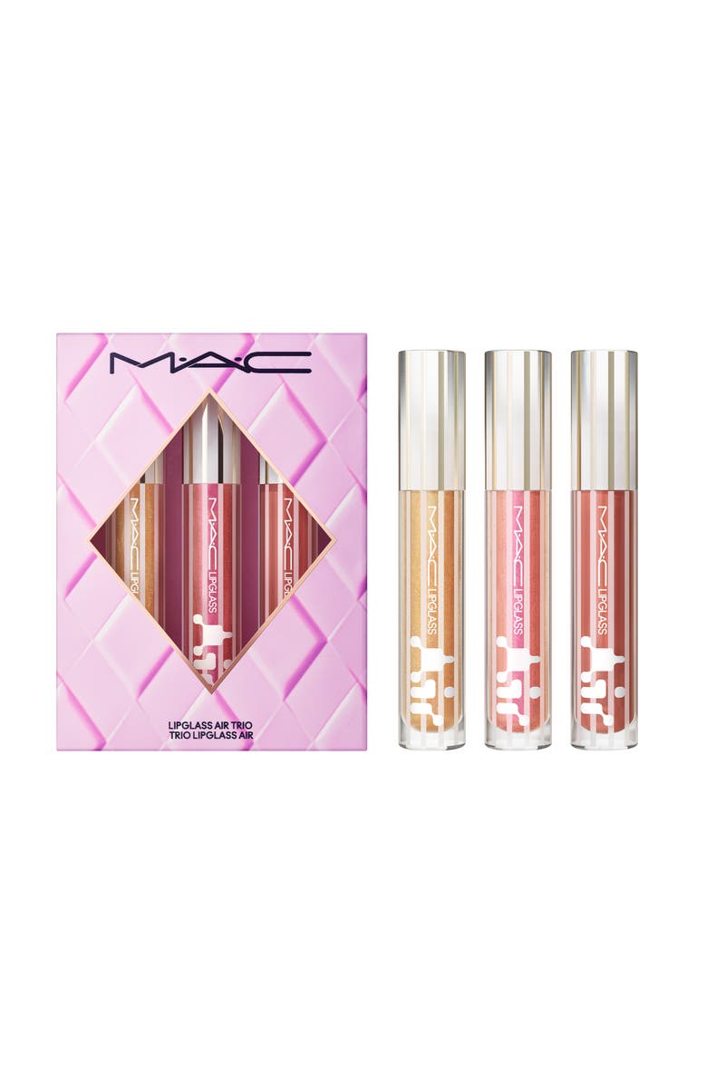 MAC Cosmetics Gloss Enthusiast Lipglass Air Lip Gloss Gift Set $78 Value, Main, color, 
