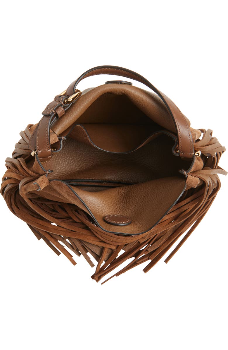 Etro Small Fringe Bag, Alternate, color, Biscotto