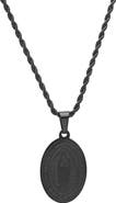 STEELTIME Men's Nuestra Señora de Guadalupe Pendant Necklace