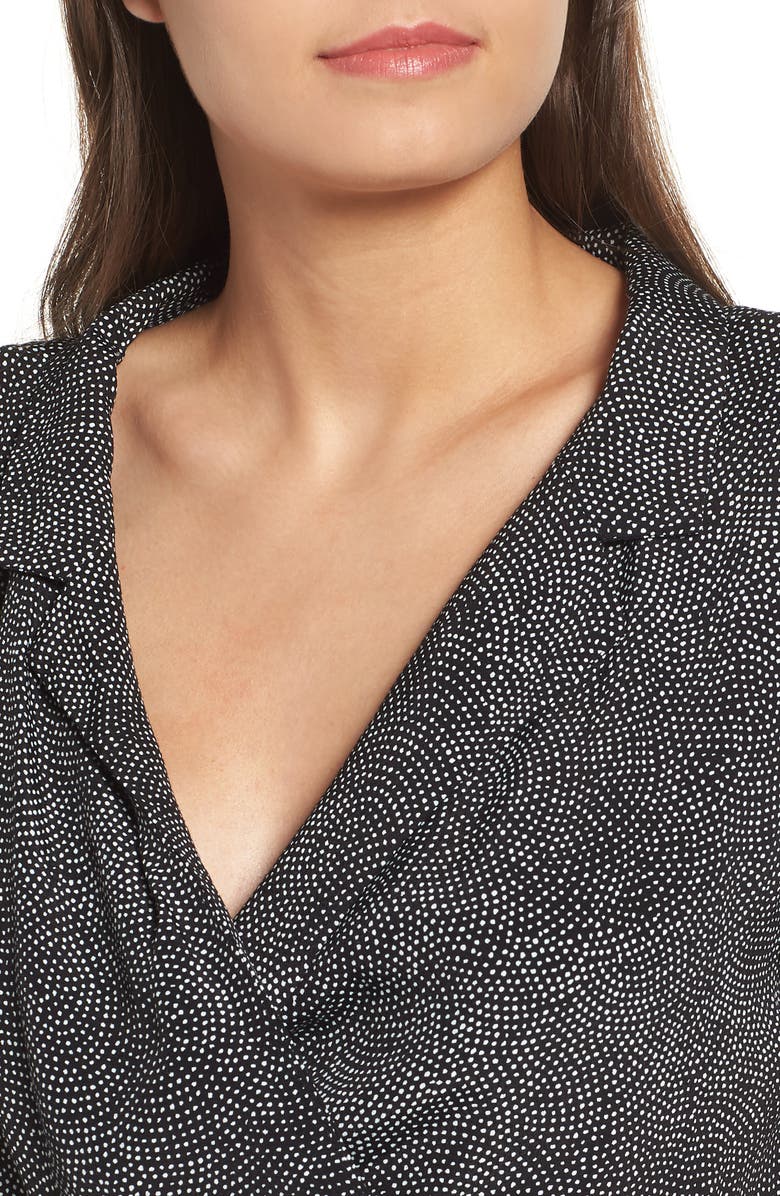 Leith Print Wrap Dress, Alternate, color, 