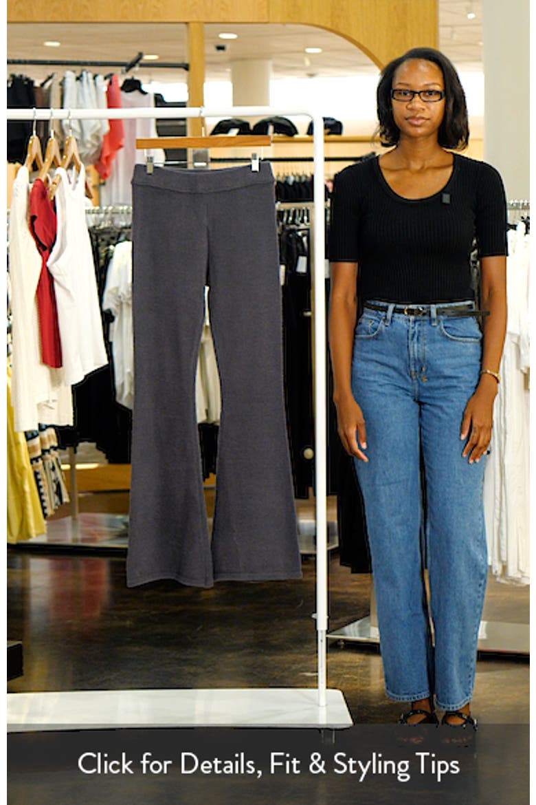 Plush Flare Leg Pants video