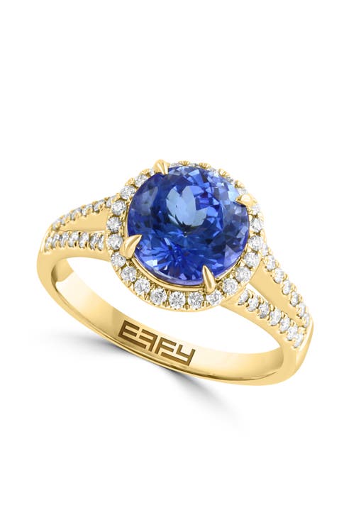 Tanzanite Ring in 14K Yellow Gold