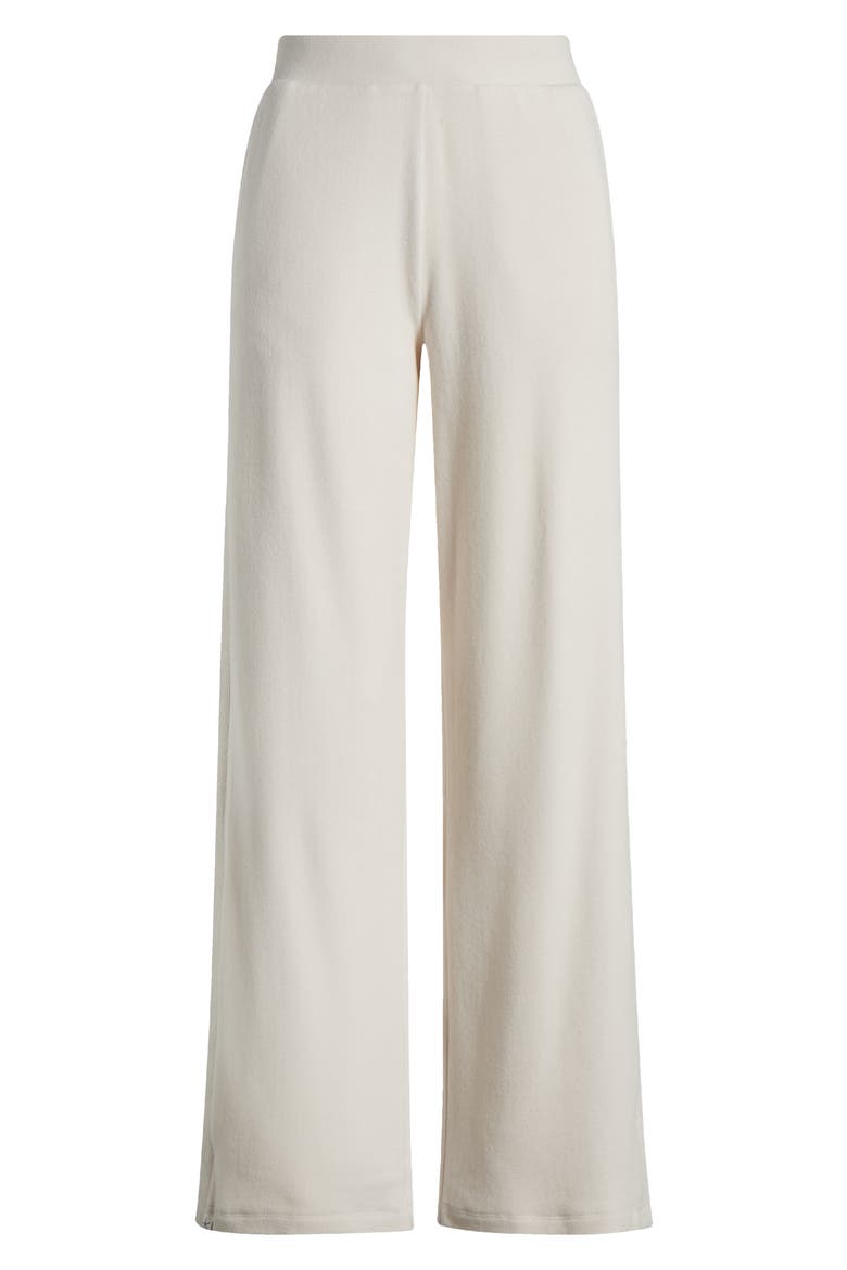 Malibu Collection® Brushed Fleece Track Pants, Alternate, color, SAND DUNE