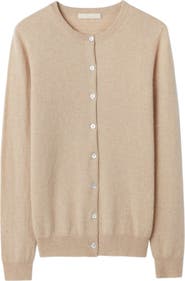 Gobi Cashmere Essential Cashmere Crewneck Cardigan