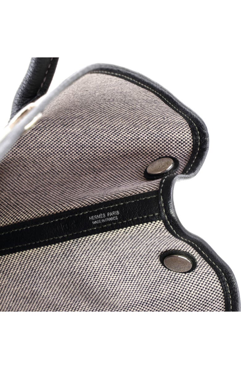 Pre-Owned Hermes Garden Party Tote Toile and Leather 36, Alternate, color, Bleu Indigo