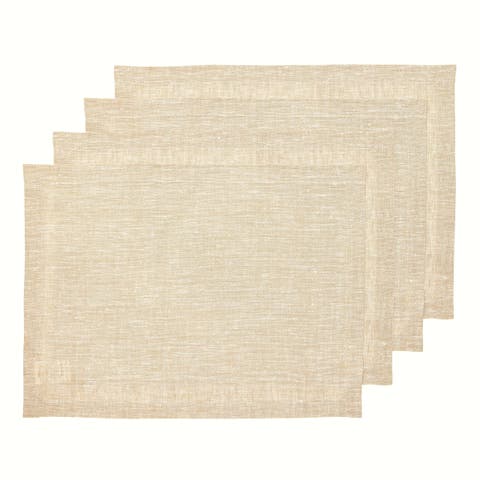 Linen Placemats - Athena, 14" x 19" Inch