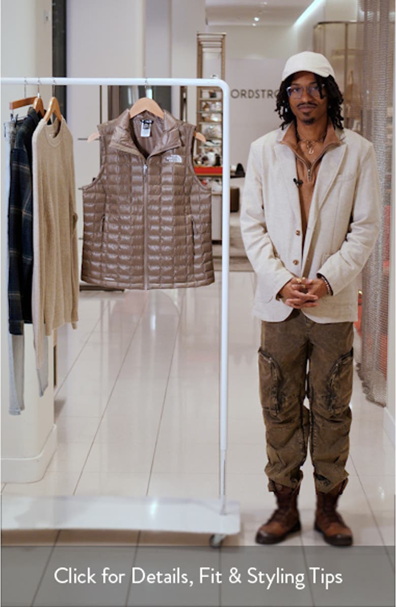 Thermoball Windproof Water Repellent Packable Quilted Vest, sales video thumbnail