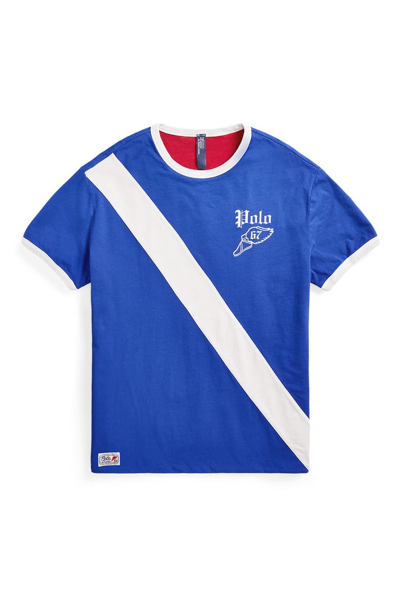 Uneven Jersey Graphic T-Shirt, Alternate, color, CRUISE ROYAL MULTI