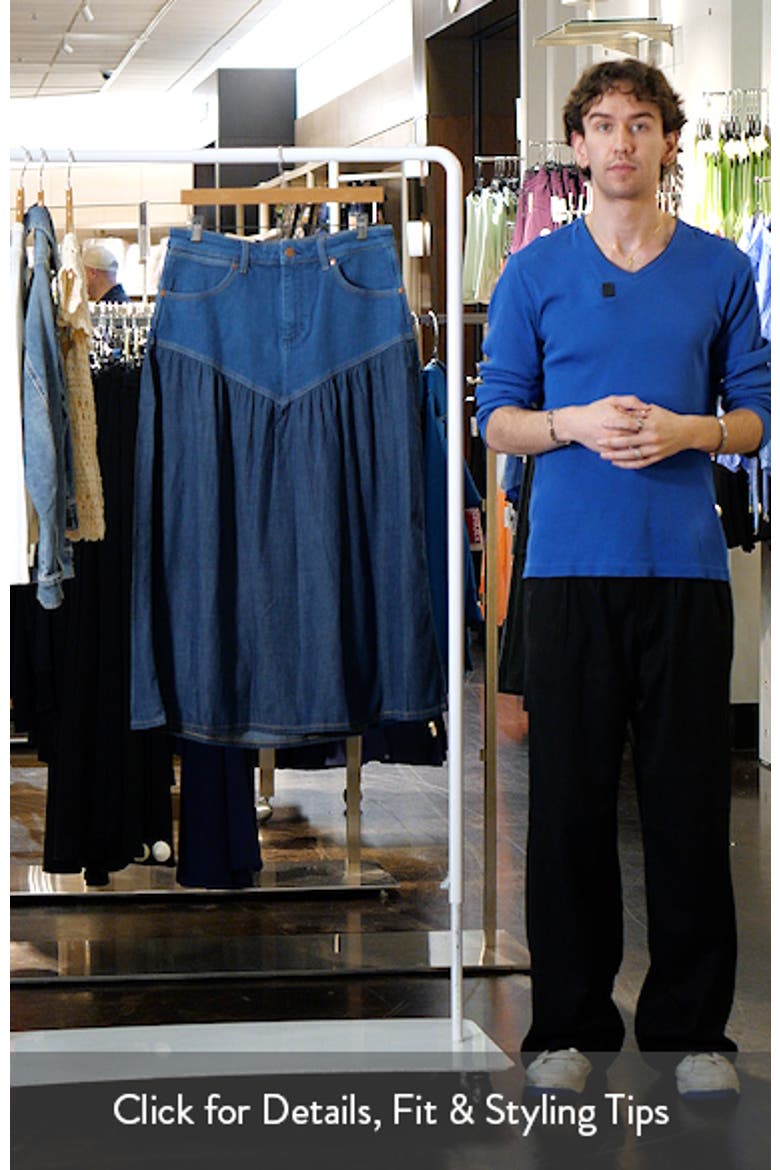 Western Tiered Midi Skirt video