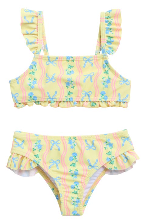 Bow Floral Two-Piece Swimsuit (Baby)