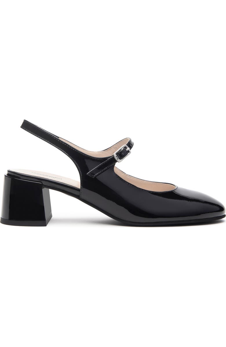 NeroGiardini Slingback Block Heel Pump, Alternate, color, Black