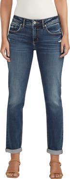 Silver Jeans Co. Slim Fit Boyfriend Jeans